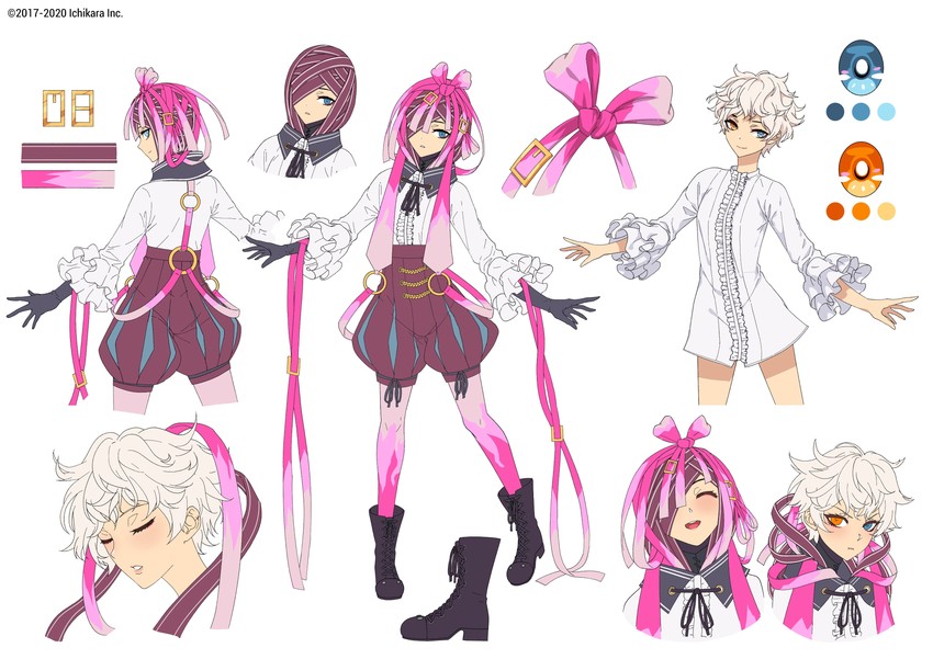 derem kado (nijisanji and 1 more) drawn by krau