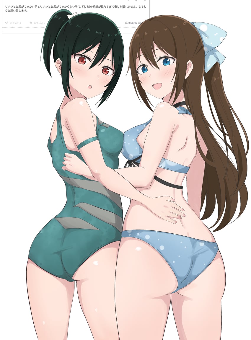 osaka shizuku and mifune shioriko (love live! and 2 more) drawn by wewe