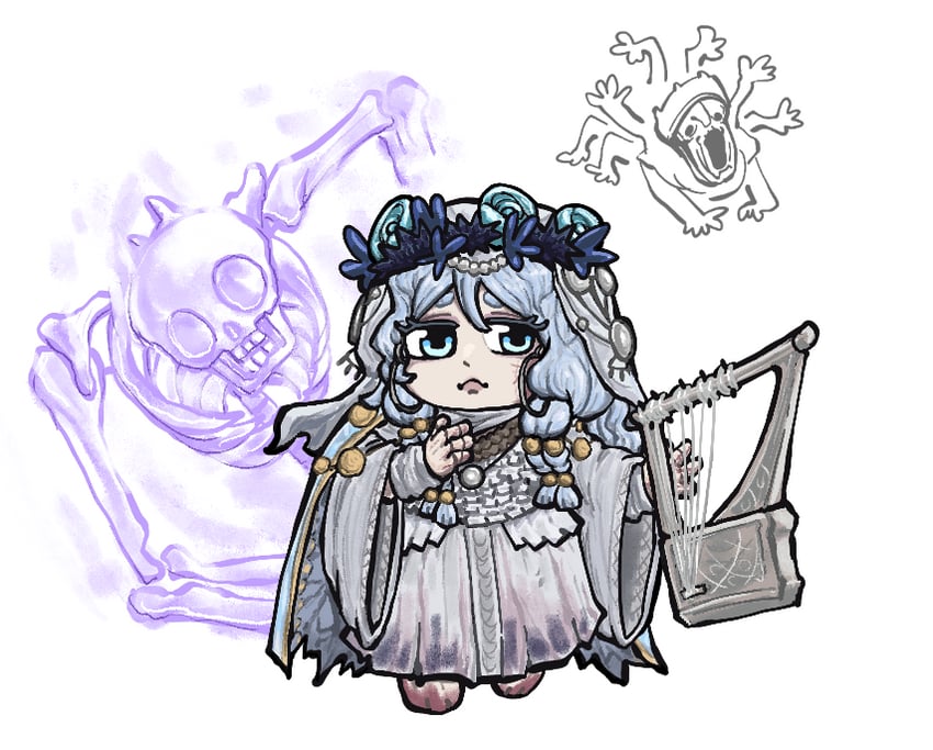 revenant and royal revenant (elden ring and 1 more) drawn by pikminpreggedup