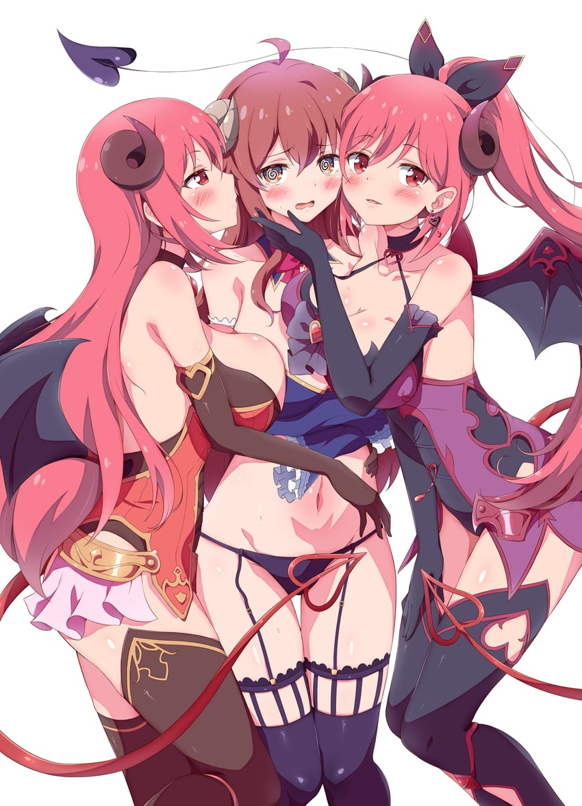 yoshida yuuko and io (princess connect! and 1 more) drawn by eggman_(ni_tamagoex)