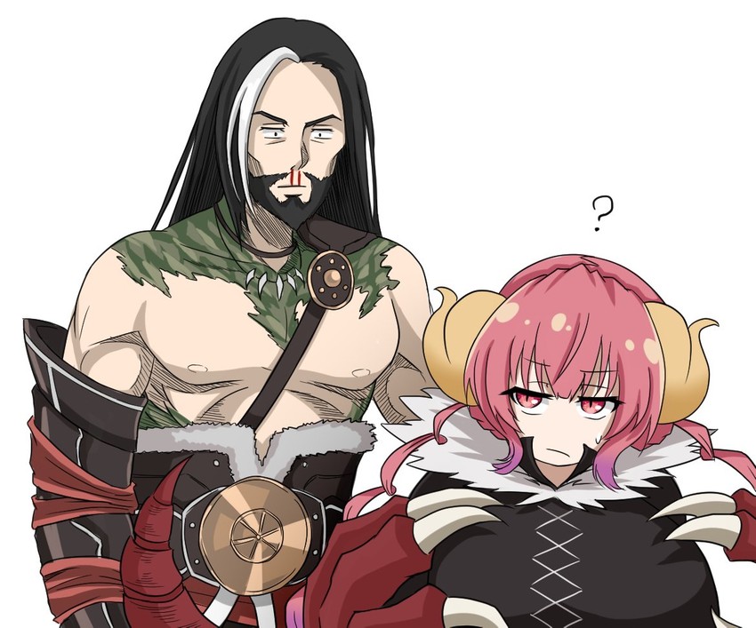 ilulu and sarkhan vol (kobayashi-san chi no maidragon and 1 more) drawn by red_wingp2