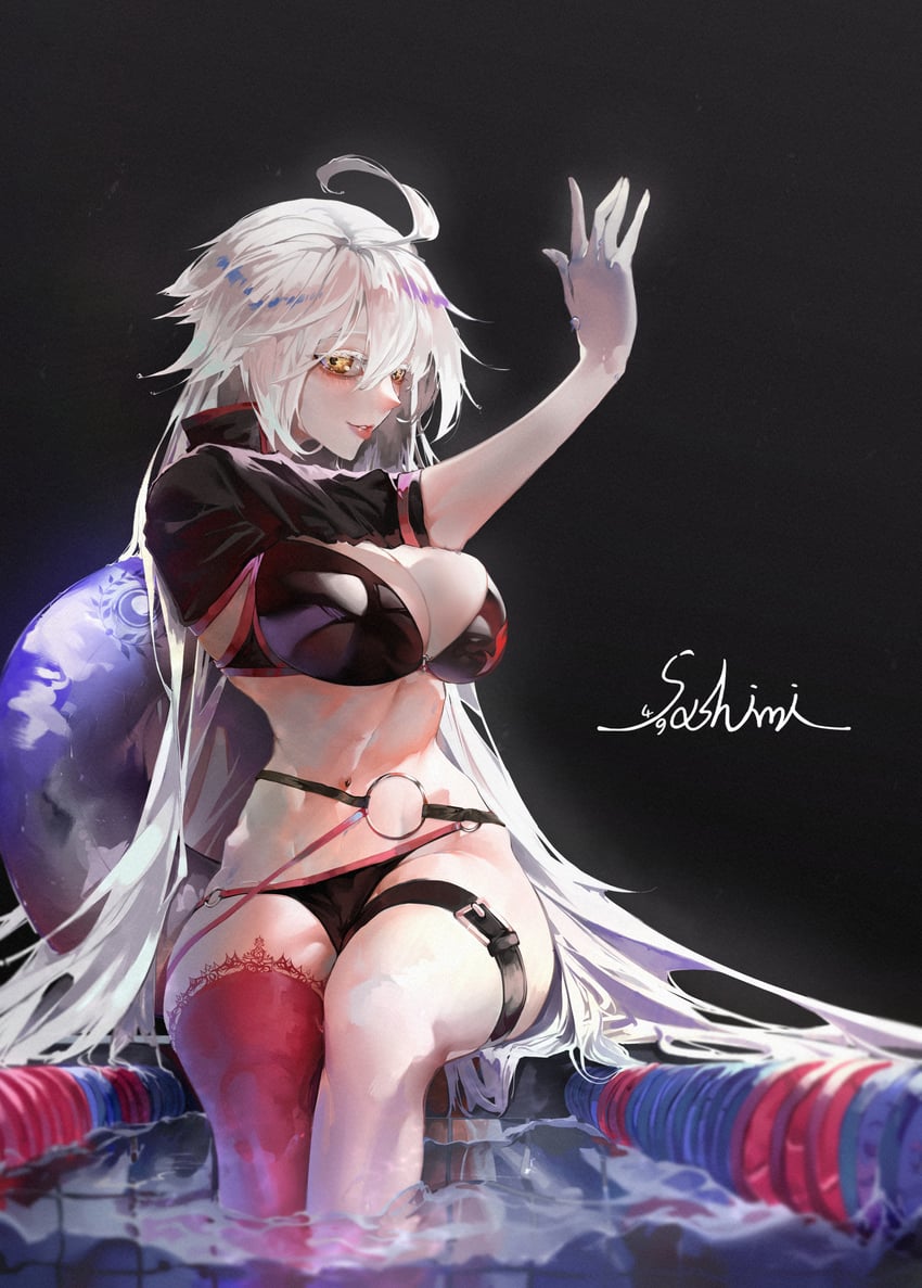 jeanne d'arc alter (fate and 1 more) drawn by sashimi950418