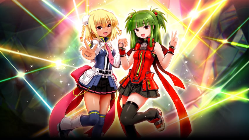 hishimiya tsugaru and xiatian (bemani and 4 more) drawn by goli_matsumoto