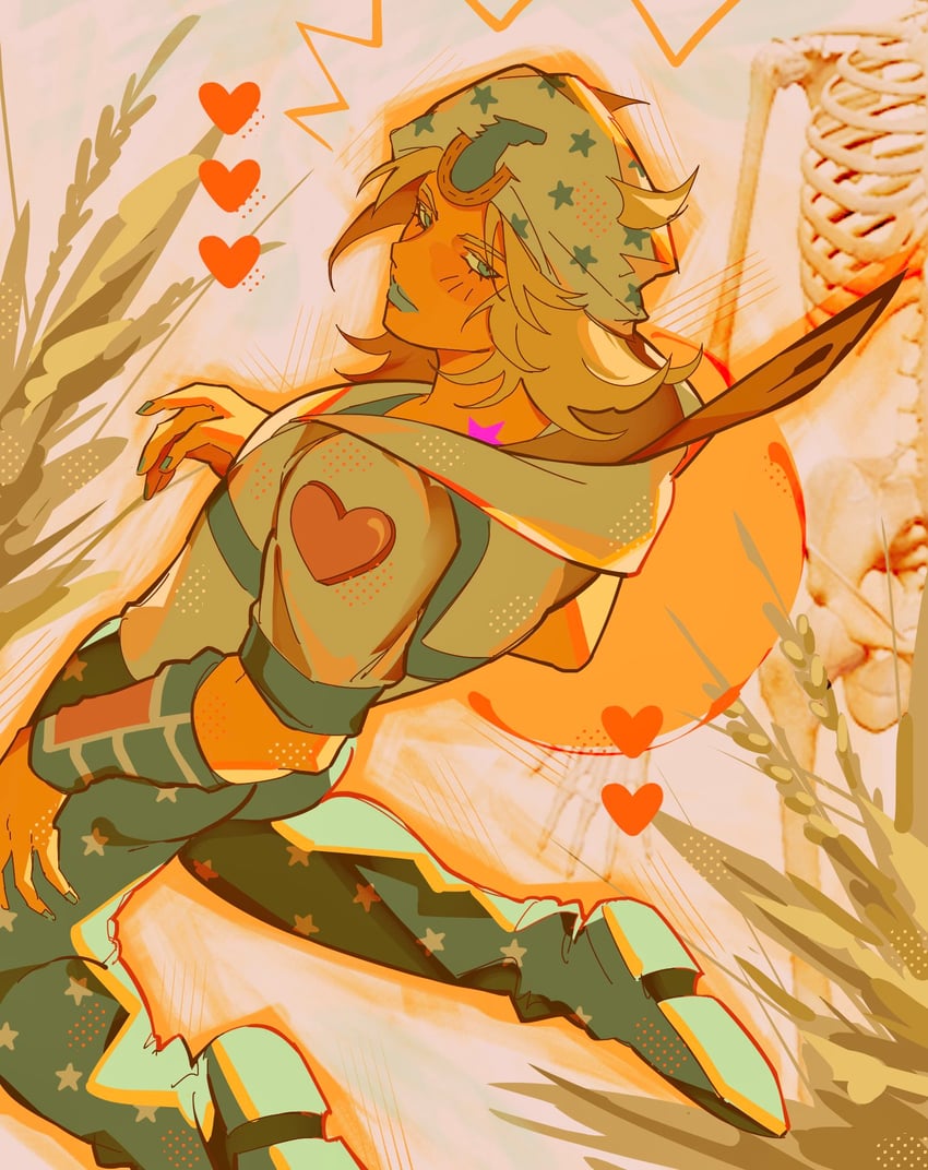 johnny joestar (jojo no kimyou na bouken and 1 more) drawn by primsheep