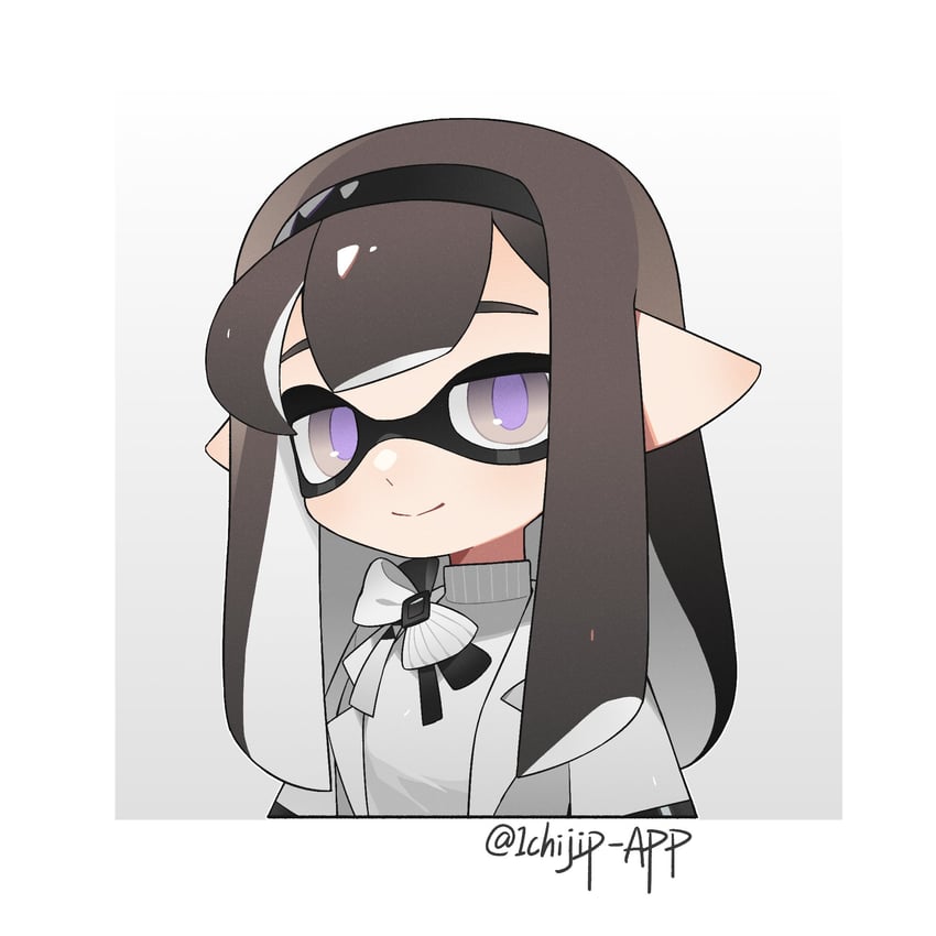 inkling player character, inkling girl, and priestess (arknights and 1 more) drawn by ichijip_app