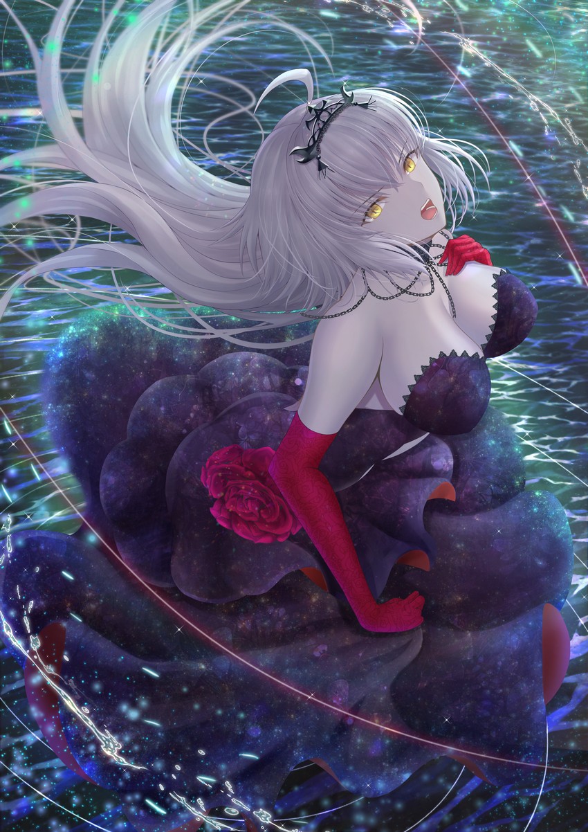 jeanne d'arc alter (fate and 1 more) drawn by penguintake