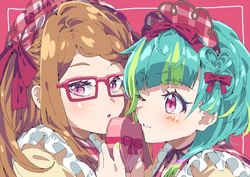 omega auru and akai meganee (pretty series and 1 more) drawn by tsujii_luki