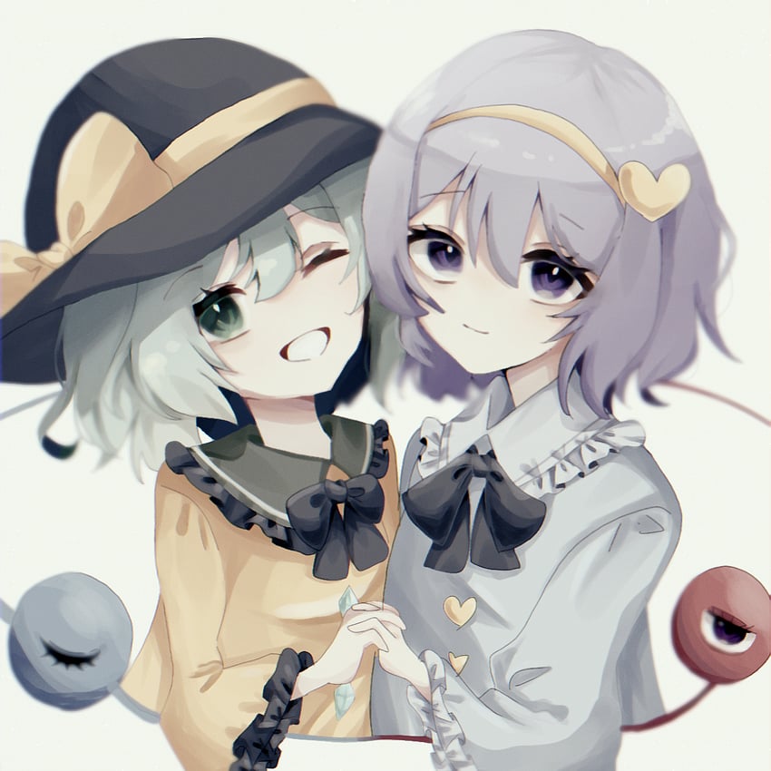 komeiji koishi and komeiji satori (touhou) drawn by shirasu_bo