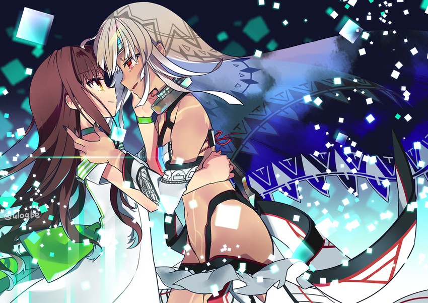 kishinami hakuno and altera (fate and 2 more) drawn by negi_(ulog'be)