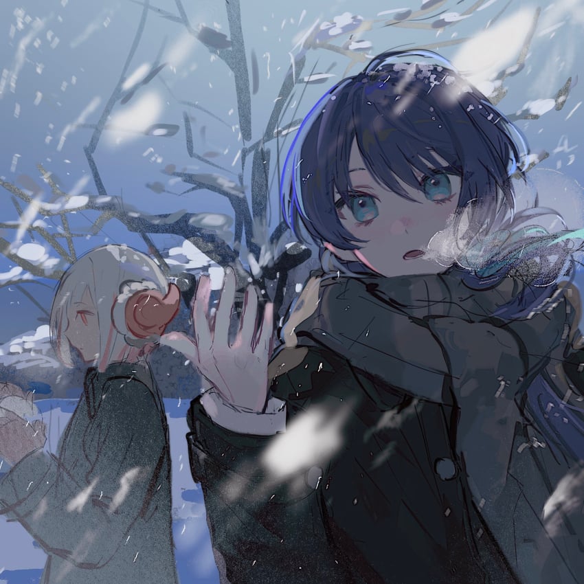murano sayaka and yugiri tsuzuri (love live! and 1 more) drawn by kuukip