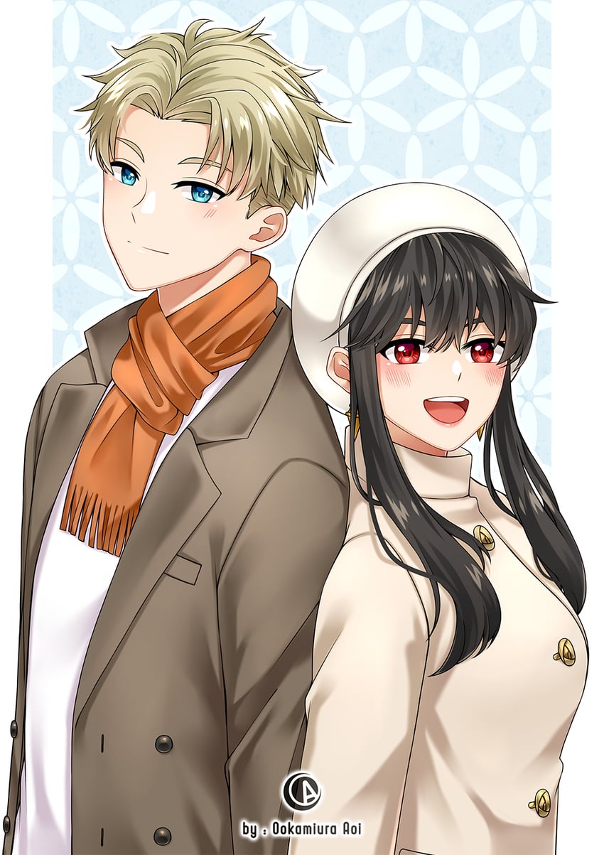yor briar and twilight (spy x family) drawn by ookamiura_aoi