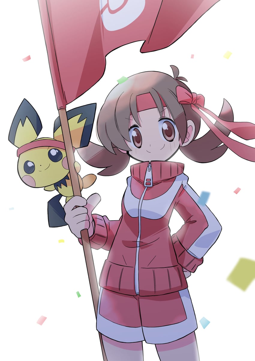 lyra and pichu (pokemon and 1 more) drawn by rascal_(feuille)