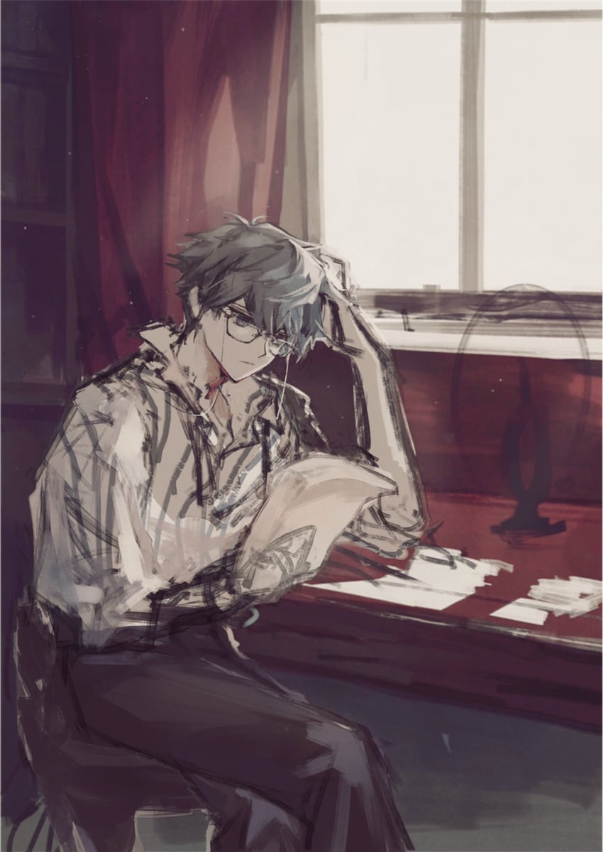 hans christian andersen (fate and 1 more) drawn by doyamemo_f