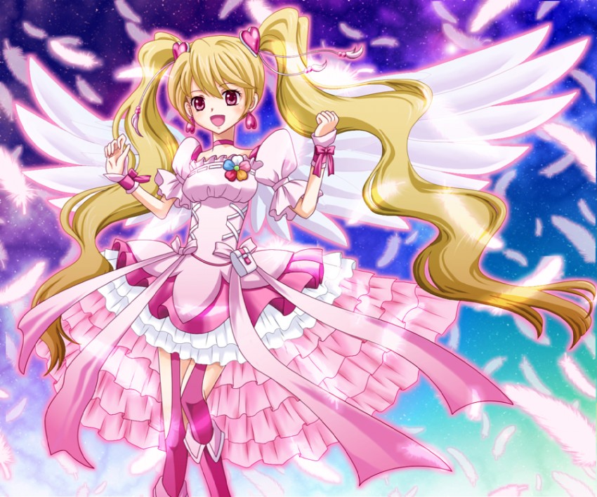 momozono love and cure peach (precure and 1 more) drawn by nuridoa3