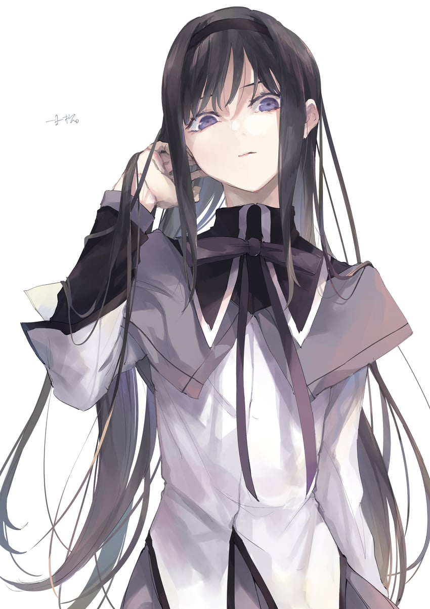 akemi homura (mahou shoujo madoka magica) drawn by sukuya_(suxuya)