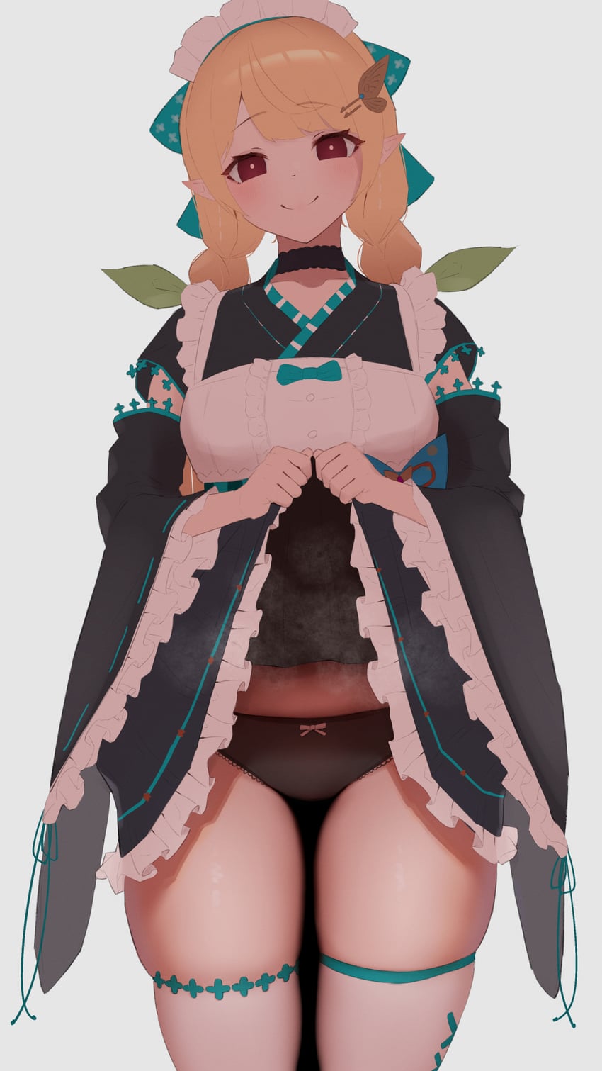 pomu rainpuff (nijisanji and 1 more) drawn by katahaba_keiji