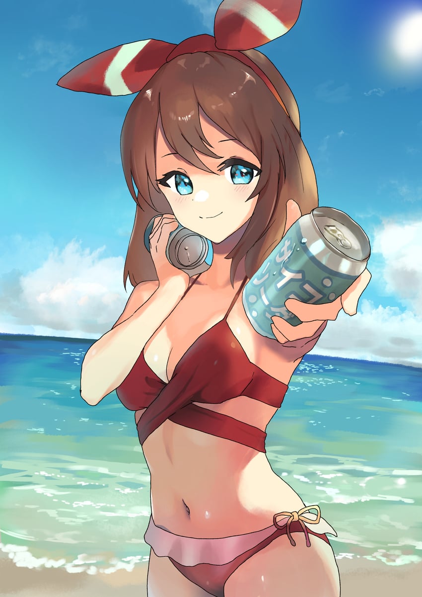 may (pokemon and 1 more) drawn by jyu_gorilla