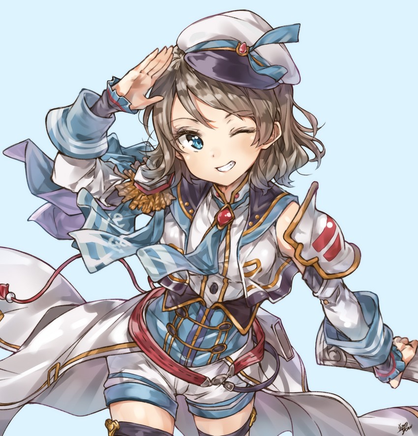 watanabe you (love live! and 2 more) drawn by takenoko_no_you