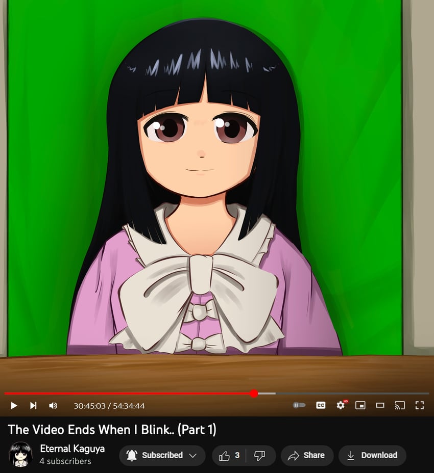 houraisan kaguya (touhou and 1 more) drawn by cloudykeyz