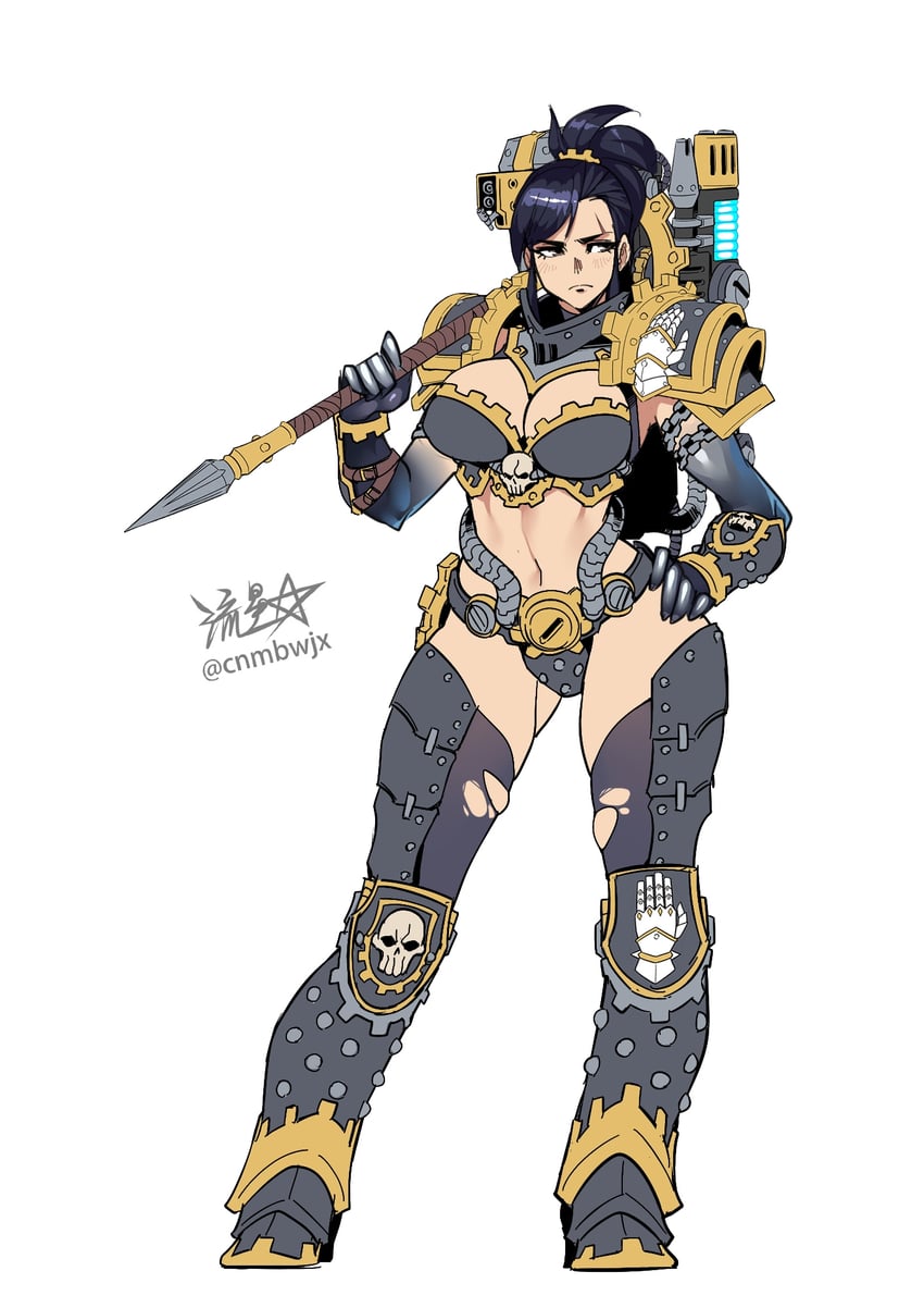 adeptus astartes and ferrus manus (warhammer 40k) drawn by ryuusei_(mark_ii)