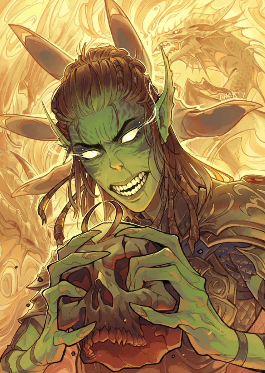 lae'zel (dungeons & dragons and 2 more) drawn by mlarty_art