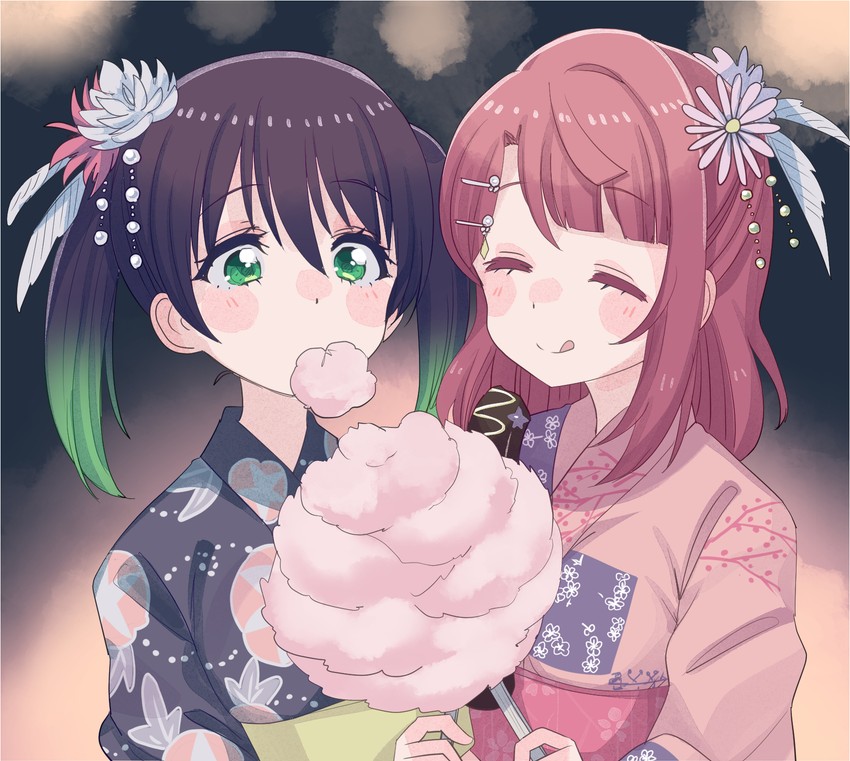 uehara ayumu and takasaki yu (love live! and 1 more) drawn by cream_(nipakupa)