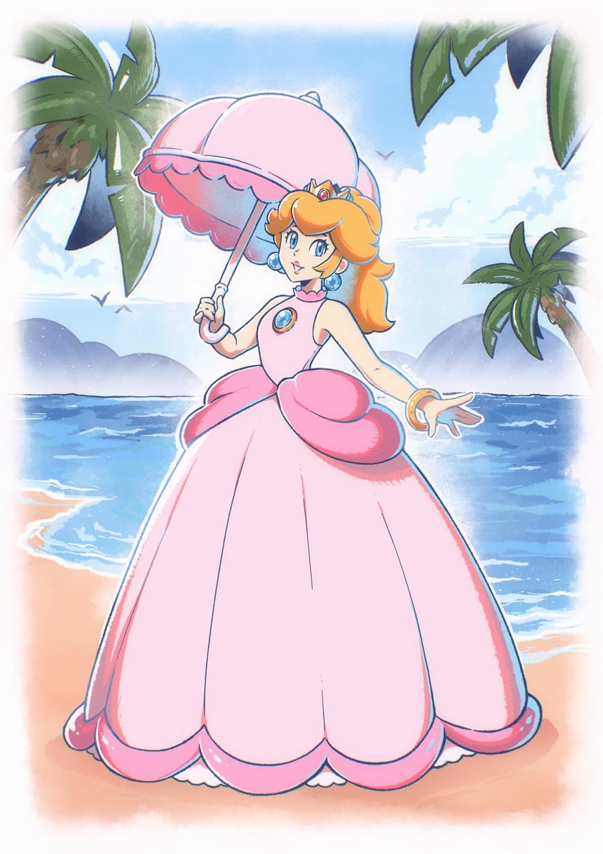 princess peach (mario and 1 more) drawn by saiwo_(saiwoproject)