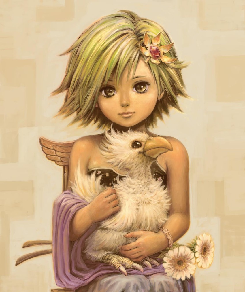 rydia (final fantasy and 1 more) drawn by asakuraf