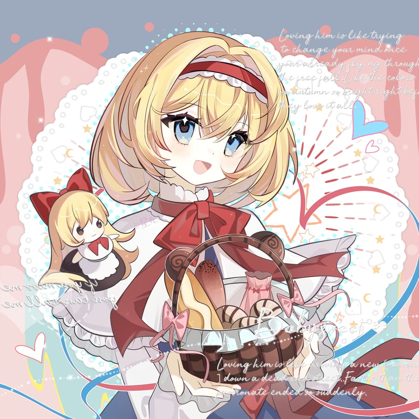 alice margatroid and shanghai doll (touhou) drawn by xingxingxing_guangguang