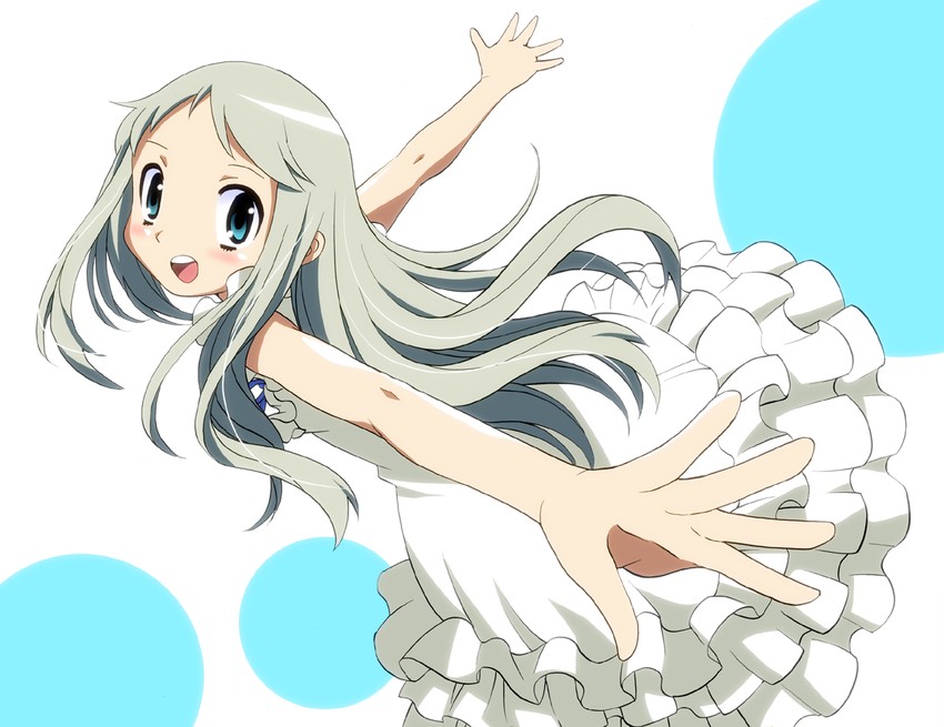 honma meiko (ano hi mita hana no namae wo bokutachi wa mada shiranai.) drawn by shirai_sanjirou
