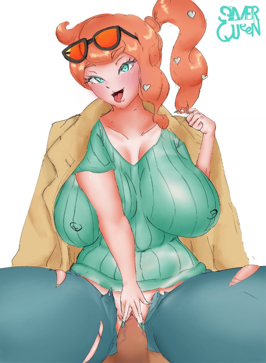 sonia (pokemon and 1 more) drawn by silver_queen_(silverqueen0)