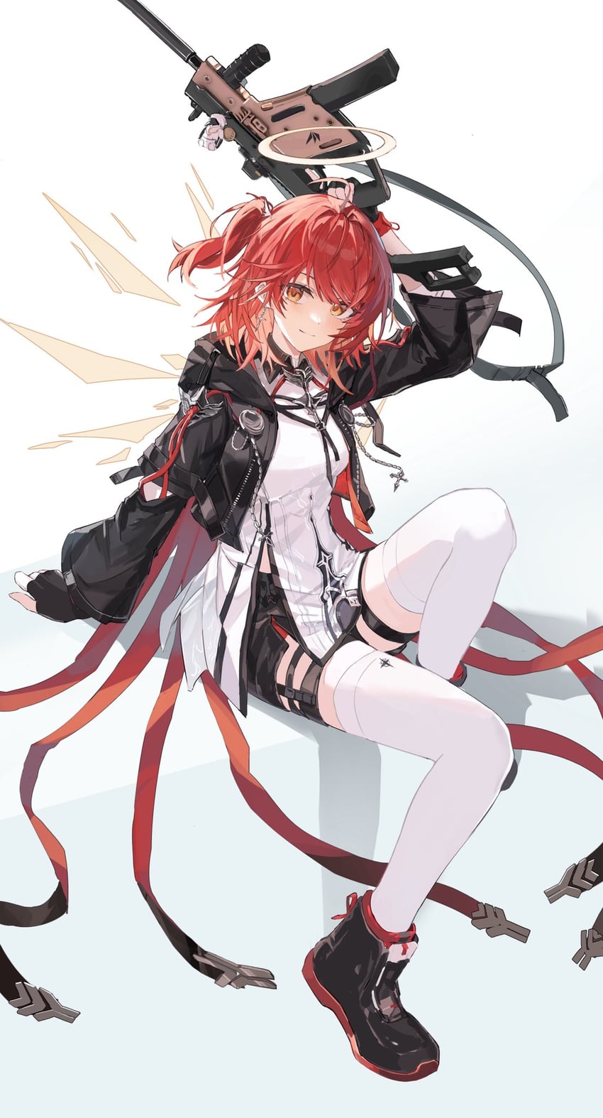 exusiai and exusiai the new covenant (arknights) drawn by chenmu_sora