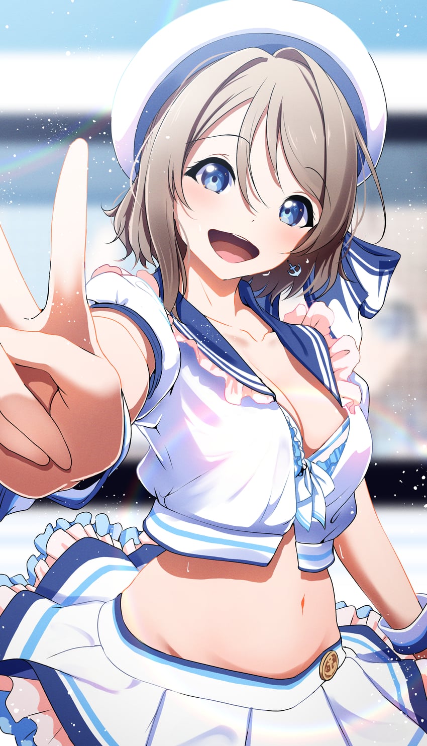 watanabe you (love live! and 1 more) drawn by amagi_(volfuji)