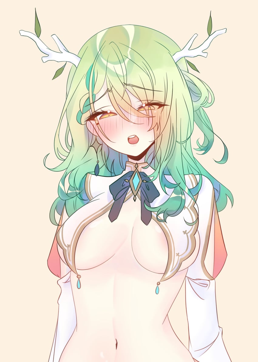 ceres fauna (hololive and 1 more) drawn by hoshiiii_art