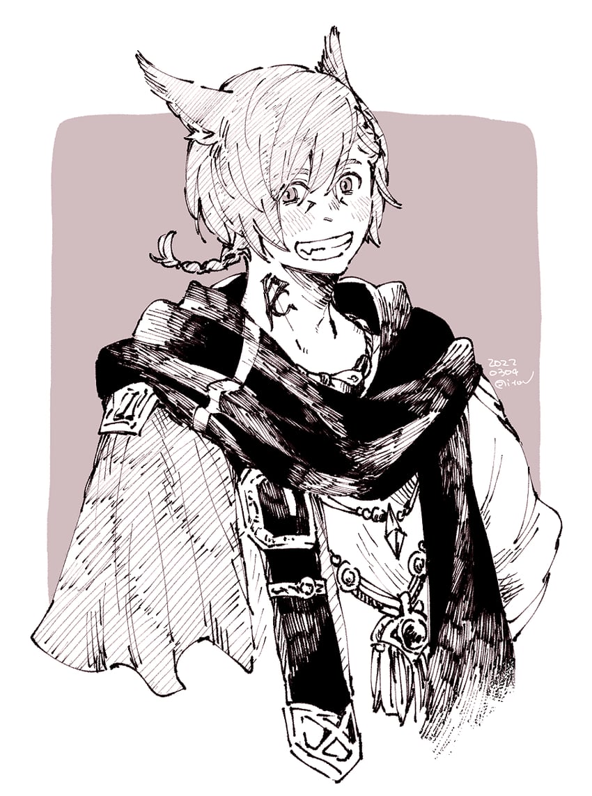 g'raha tia (final fantasy and 1 more) drawn by itowo_(itowc)