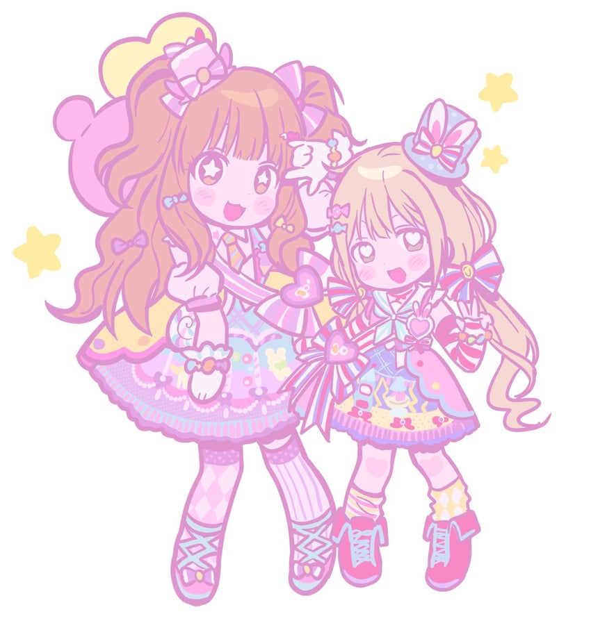 futaba anzu and moroboshi kirari (idolmaster and 1 more) drawn by betti_(xx_betti)