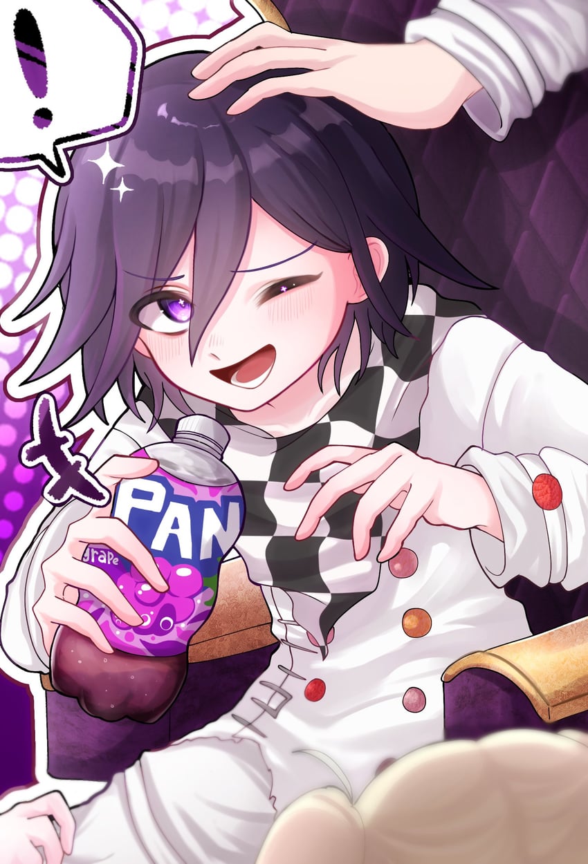 oma kokichi and dice members (danganronpa and 1 more) drawn by dn_rn_mtr