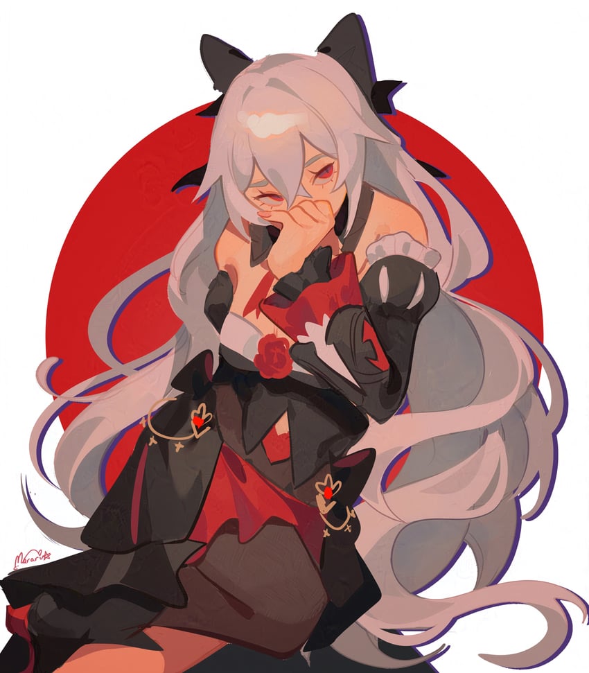 theresa apocalypse (honkai and 1 more) drawn by mararu