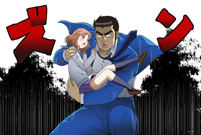 yamato rinko and gouda takeo (ore monogatari!!) drawn by takaya_n