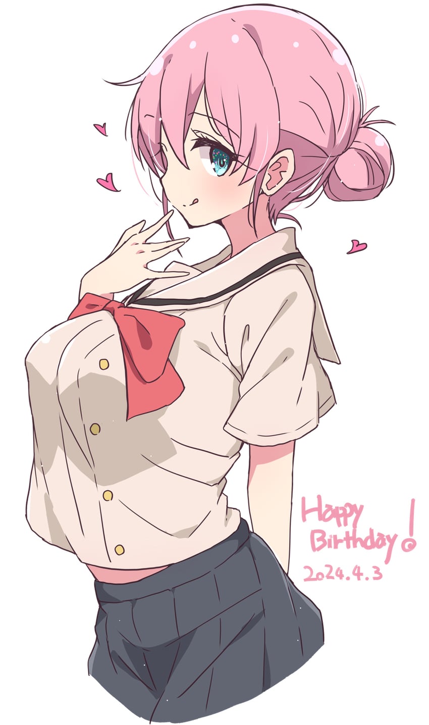 gotoh michiyo (bocchi the rock!) drawn by mel_(melty_pot)