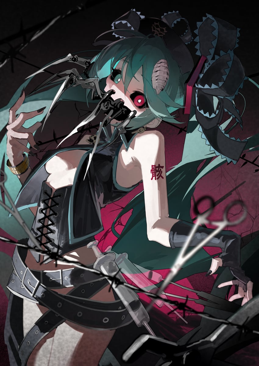 hatsune miku, calne ca, and nato-kun (vocaloid and 1 more) drawn by jiu_ye_sang