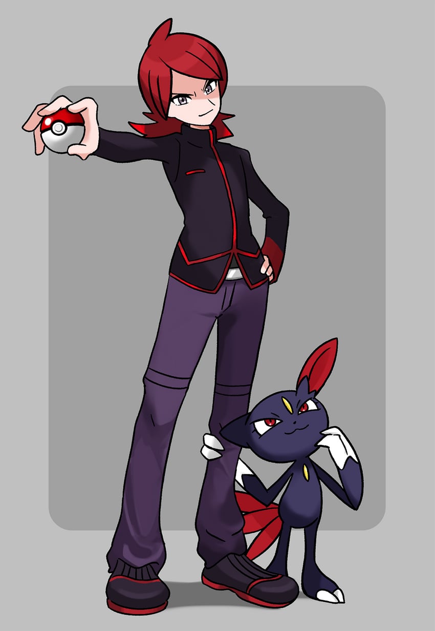 silver and sneasel (pokemon and 1 more) drawn by kk_cheat