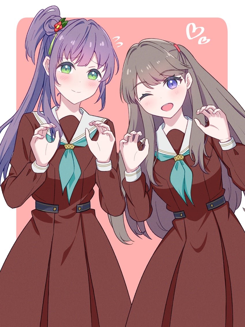 fujishima megumi and otomune kozue (love live! and 1 more) drawn by reason3_s