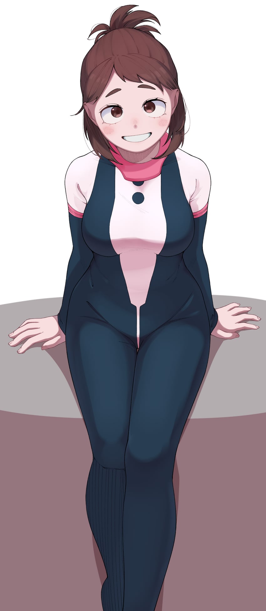 uraraka ochaco (boku no hero academia) drawn by tongu_11