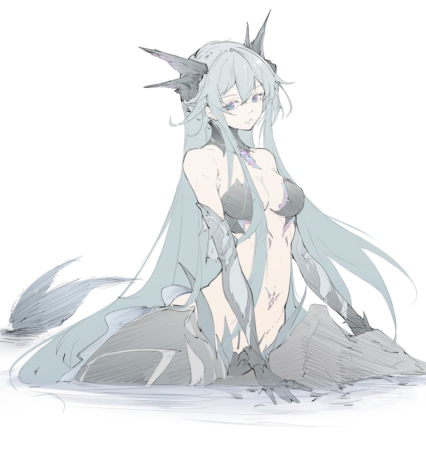 lamia and lamia: lost lullaby (punishing: gray raven) drawn by cdlo
