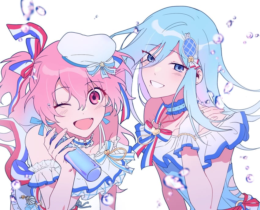 momoi airi and hinomori shizuku (project sekai) drawn by loveblond