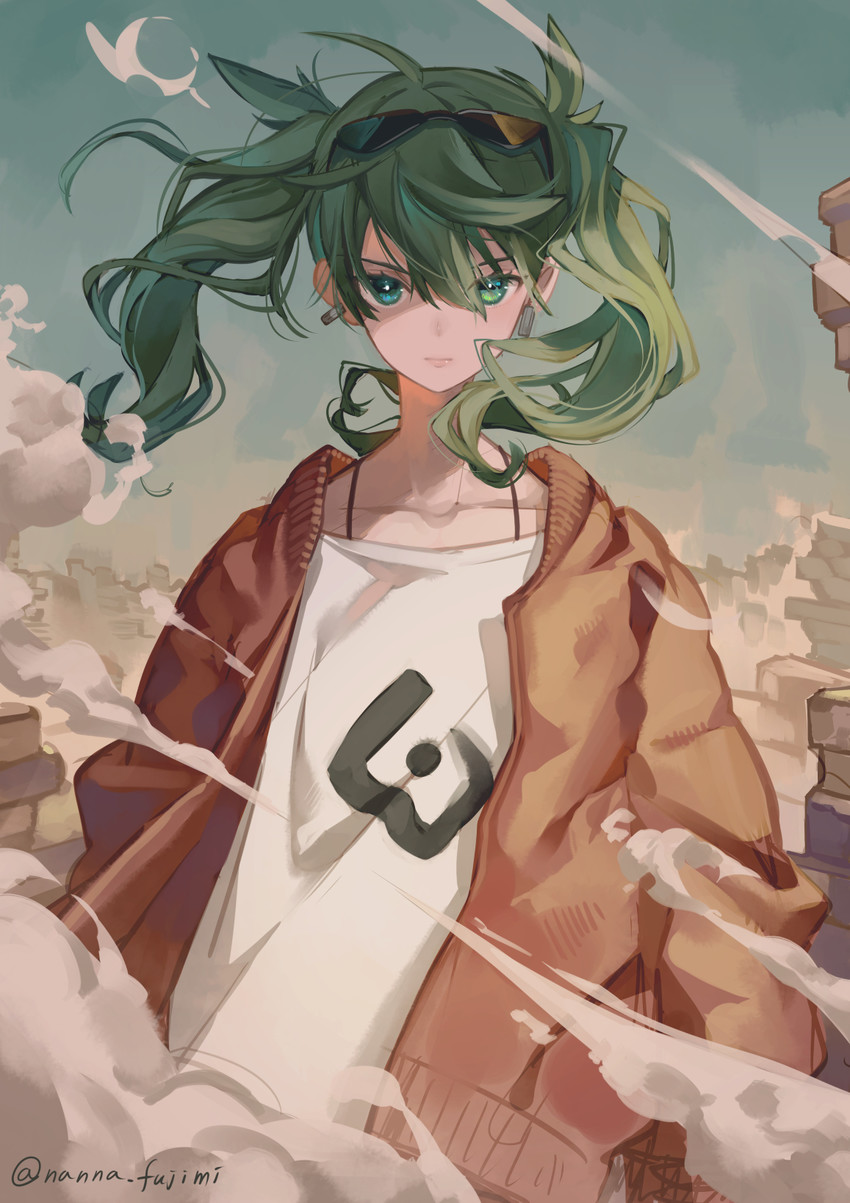 hatsune miku (vocaloid and 1 more) drawn by fujimi_nanna