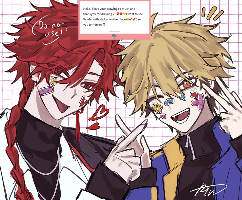 xia fei and xiao weiying (shiguang dailiren and 1 more) drawn by lin_xo0ox