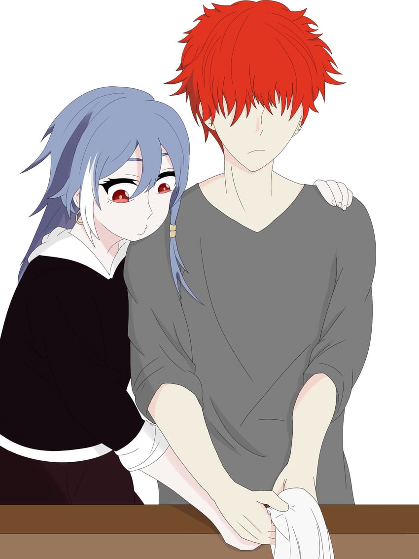 herrscher of sentience and captain (honkai and 1 more) drawn by gabkur