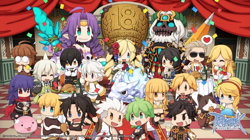 high priest, poring, high wizard, assassin cross, sniper, and 22 more (ragnarok online) drawn by yuichirou